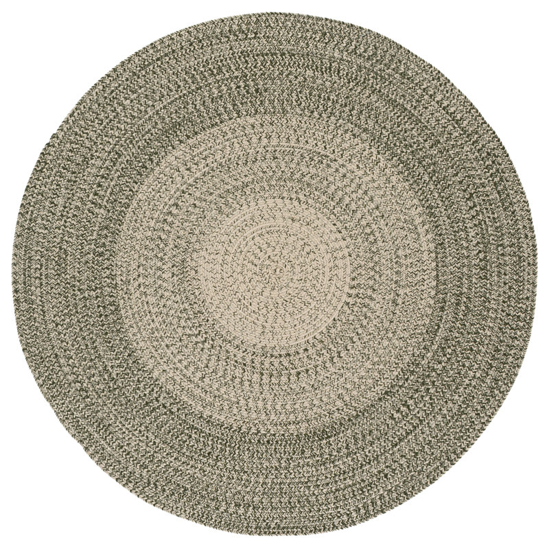 Braided 220 Hand Woven Machine Washable Geometric Indoor/Outdoor Rug, Rectangle 8' x 10'