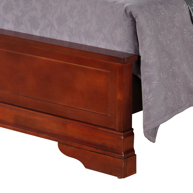 Louis Phillipe Standard Bed, Cherry, King
