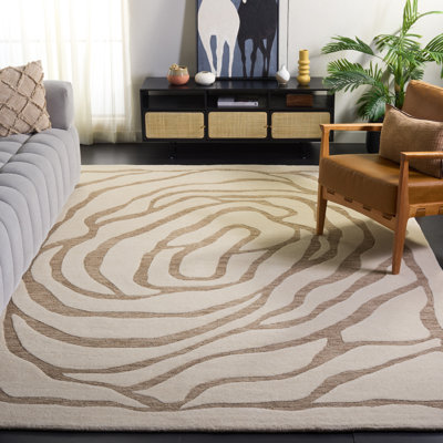 Metro 951, laine 80% touffetée à la main; Tapis abstrait 20% coton