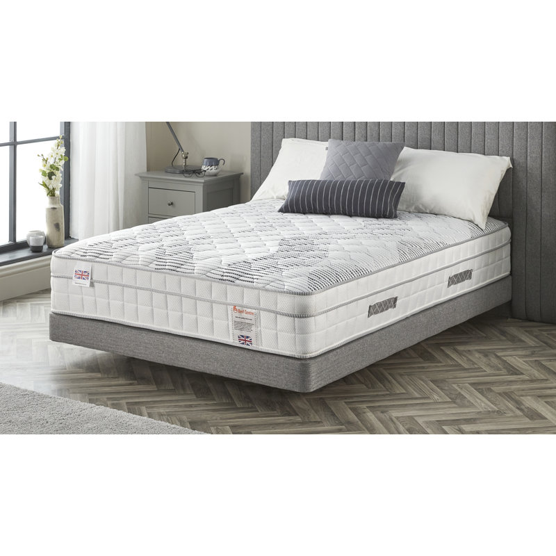 Brayden Studio Medium Firm 1000 Pocket Sprung Mattress Plush Top , Super King (6')