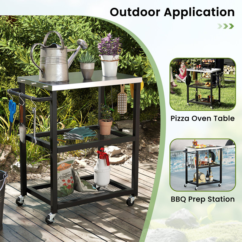 Metal Bar Cart