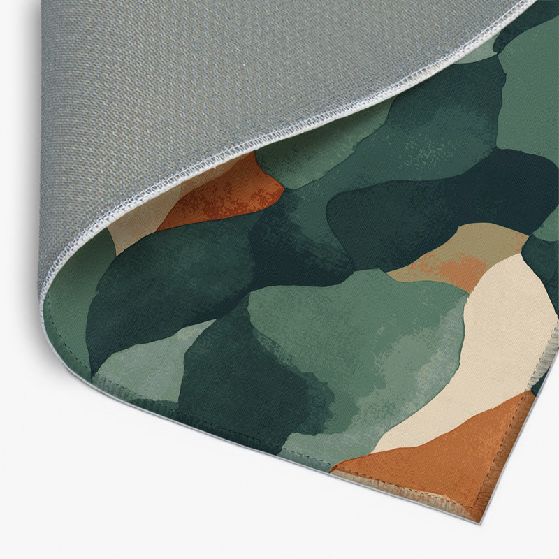 Autumn Cascade Indoor And Outdoor Area Rug, Rectangle 5' x 7'