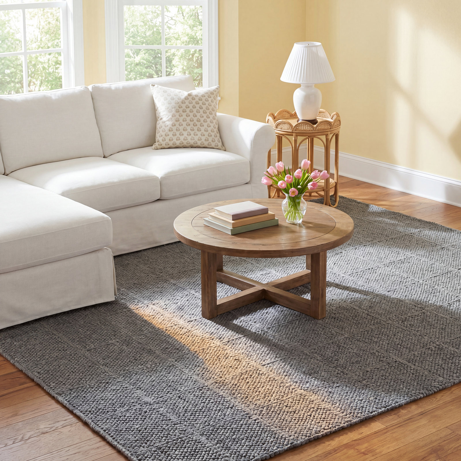 Hand-Woven Rug, 5'-0" x 8'-0" Rectangle