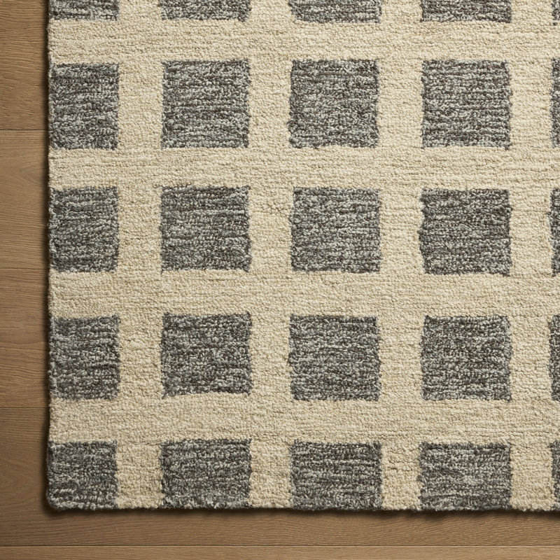 Tapis gris anthracite Robinto, Rectangulaire 9 pi x 13 pi