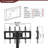 3-Tier Multi-Function Swivel Tv Stand, Media Cabinet