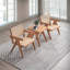 Fauteuil d'appoint Velentina, rotin et finition naturelle