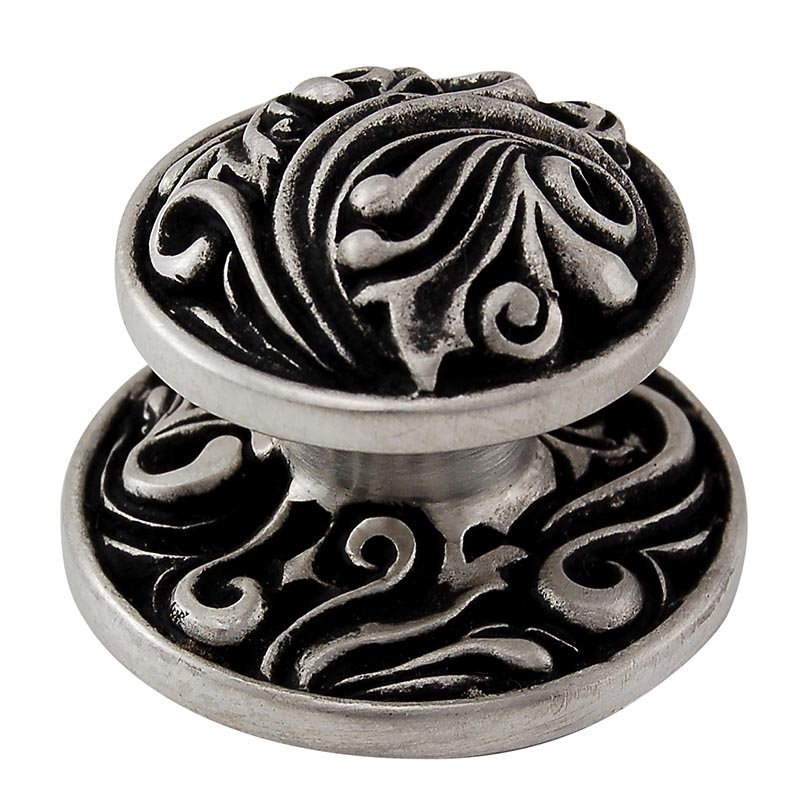Liscio Mushroom Knob, Antique Nickel