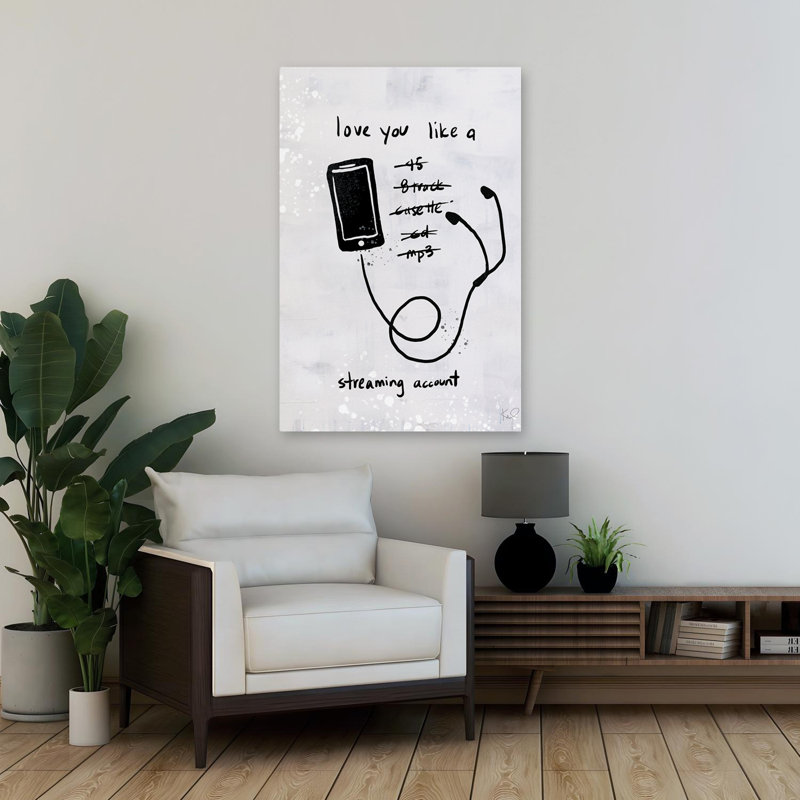 Turn It Up VI - oreillettes noires, gris et gris, H 36 po x l 24 po