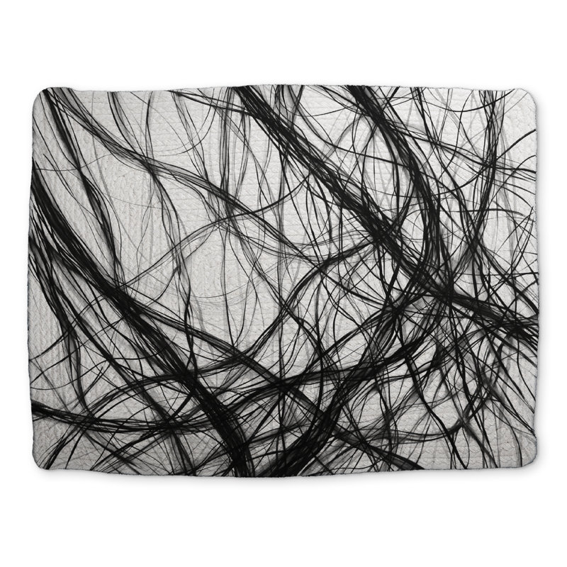 Connection Abstract Shapes Braided Polyester Placemat - Man Cave