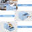 Foldable Wooden Pet Stairs Dog Steps with Scratch Pad