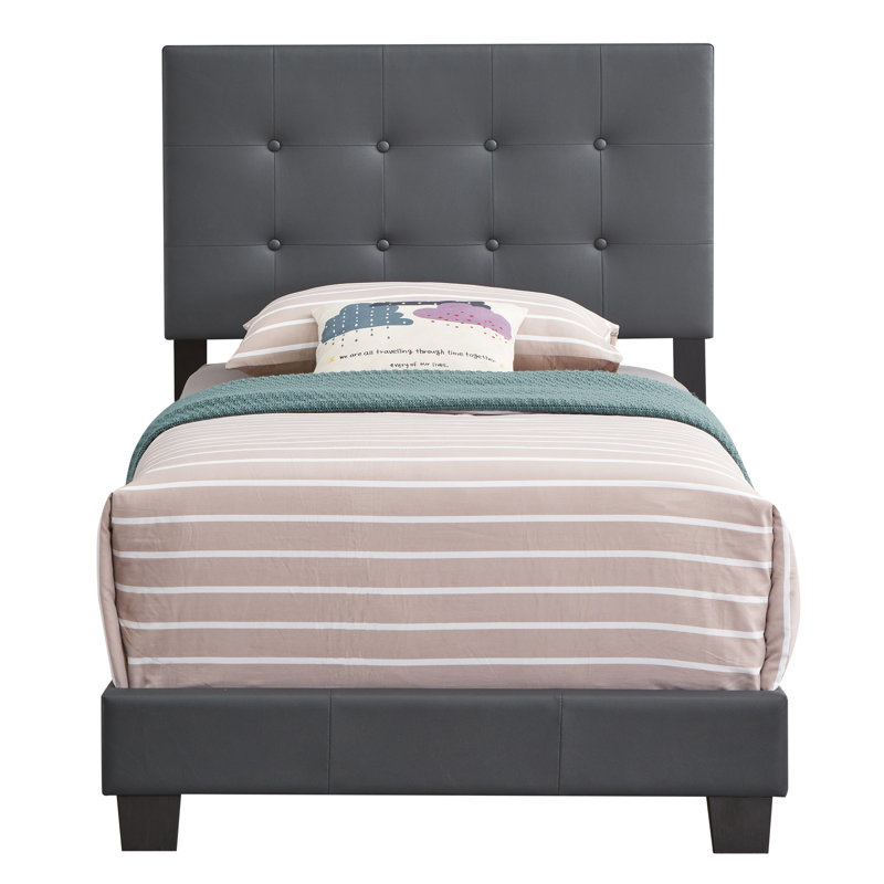 Lit Gld Furniture Caldwell G1306-QB-UP, Simple, Gris foncé