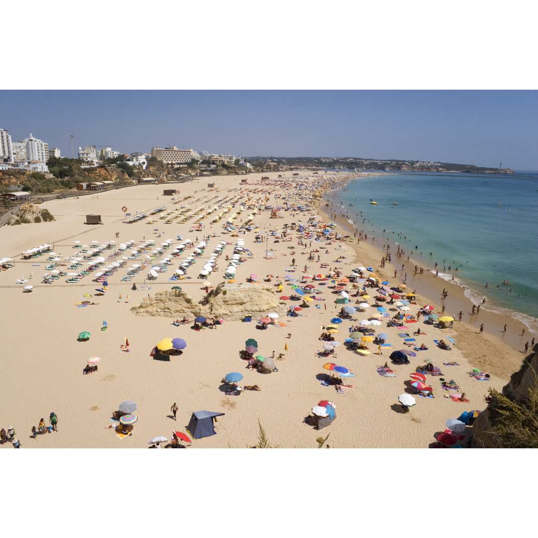 Rocha Beach von LuisPortugal - Druck ohne Rahmen auf Leinwand