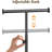 Adjustable Freestanding Tote Bag Display for Retail Store