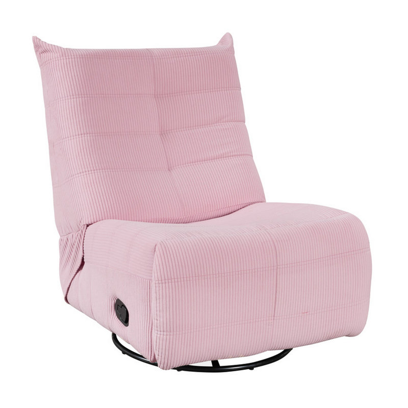 Seerat Upholstered Home Theater Seat, Pink