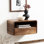 Tablette flottante en bois massif de 9 po de hauteur Langley
