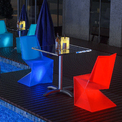 LED Lighted Chair Lighting Seat, 16 Color Changing Dining Chair With Remote For Bar Cocktail Party