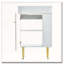 Meuble-lavabo simple en céramique