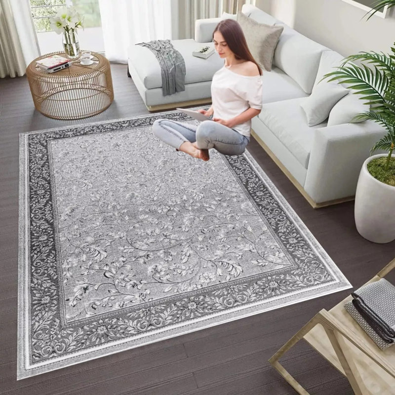 Solid Colour Area Rug, Rectangle 200 x 290 cm
