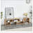 2 Pieces Cube TV Stand,Free Combination Gaming Entertainment Centre Media Stand,Open Storage Bookcase Shelf for Living Room,2 Shelf Bookcase L-Shaped TV Console Stand,with Dimensions of 47.2*12*13.4.-1805963562