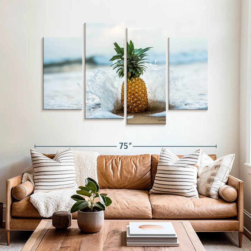 Yarlin Pineapple Splash, 42'' H x 68'' W