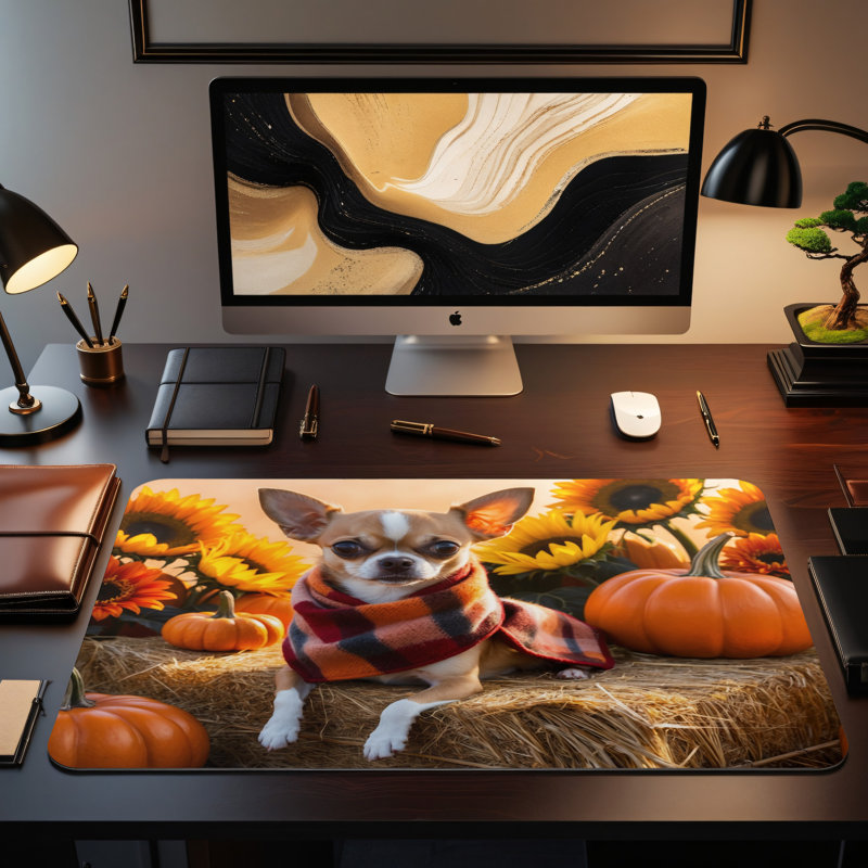 Polyester Desk Pad, 31.5x15.5