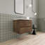 Meuble-lavabo flottant moderne simple Alcester Ivy Bronx-1100120581