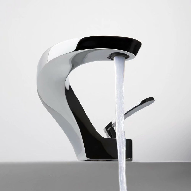 Single-handle Bathroom Faucet, Chrome