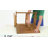 Meranti Wood Folding Balcony Railing Table