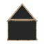 Présentoir à drapeau Quincy avec porte-certificat, boîte en bois de pin pour drapeau, certificat-91051775-91051781