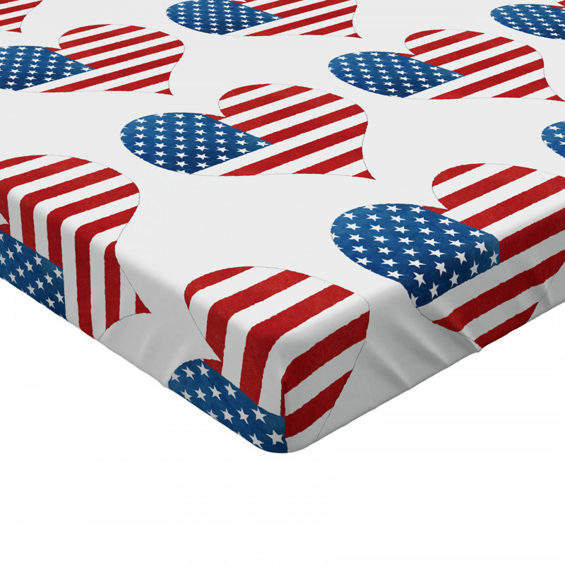 Microfiber Geometric Fitted Sheet, Full/Double Fitted Sheet