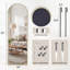 14 "x 47" au-dessus de la porte - miroir suspendu pleine longueur, miroir mural encadré en alliage d'aluminium-2104425650
