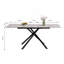 Table de salle à manger rectangulaire 59 po avec rallonge rétractable 59 po.-1930162223