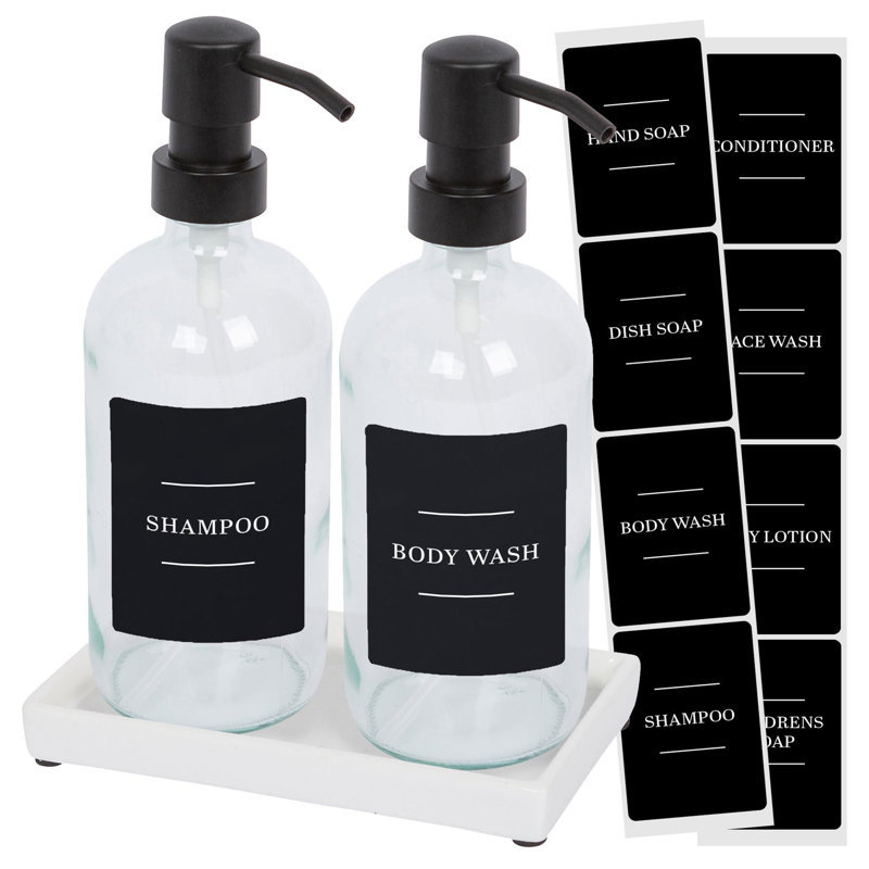 Bathroom Accessory, Clear/Black