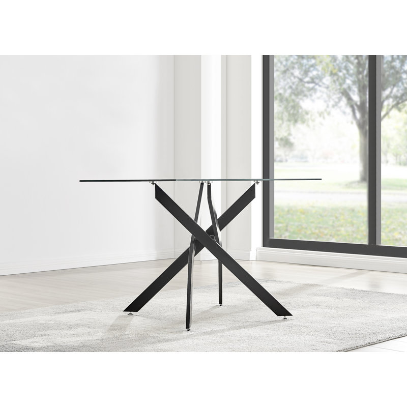 6 - Person Pedestal Dining Set, White