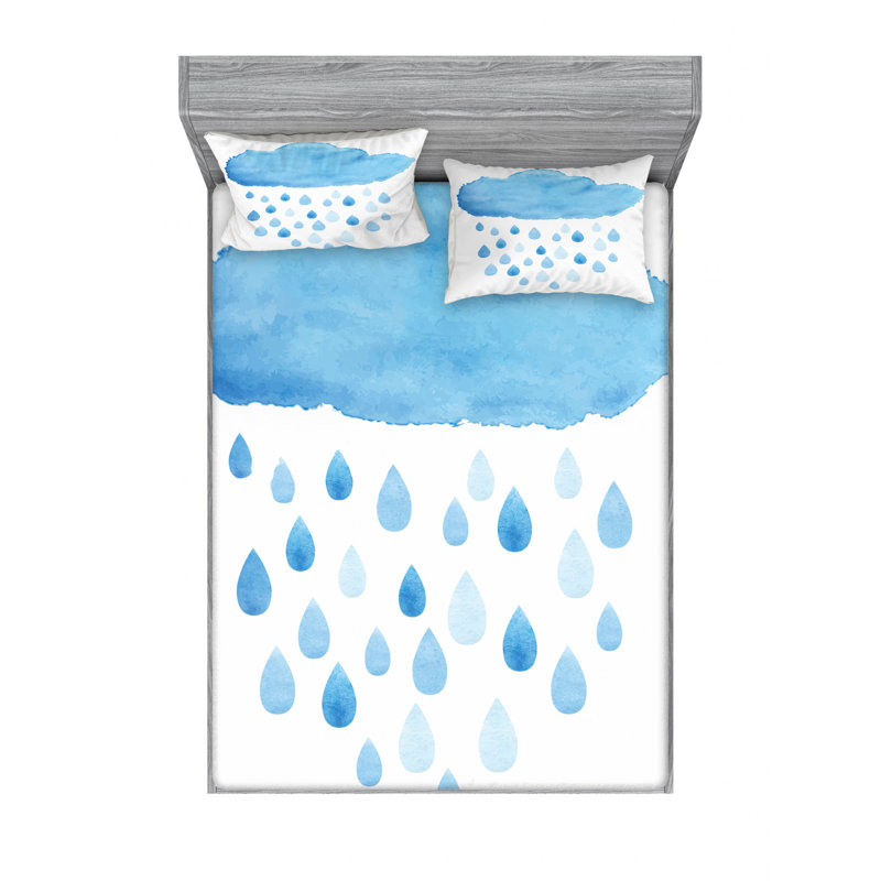 Microfiber Sheet Set, Queen Sheet Set with Fitted Sheet