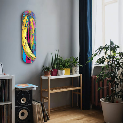 Elegant Decorative Tempered Glass Painting, 7.9 x 31.5 inches | 100% Tempered Glass (Thickness: 0.16 inches) | UV Printed Design, Perfect for Home Décor & Wall Art, Durable and Stylish Addition to Any Room
