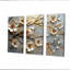 Cerisier en fleurs blanc et or sur une branche I - ensemble d'art mural cerisier en fleurs-107212964-107212959