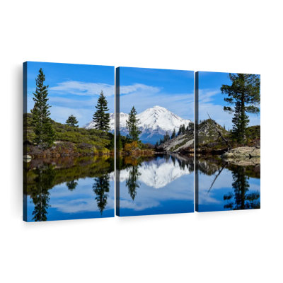 Mount Shasta Heart Lake Canvas Print