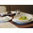 Front Of The House Ellipse Porcelain Divided Serving Dish