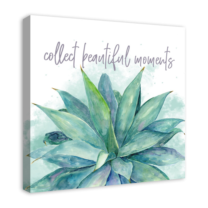" Collect Beautiful Moments " Print, 24" H x 24" W x 1.25" D