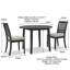 Ensemble de table de salle à manger 5 pièces pour 4 personnes-1626987980