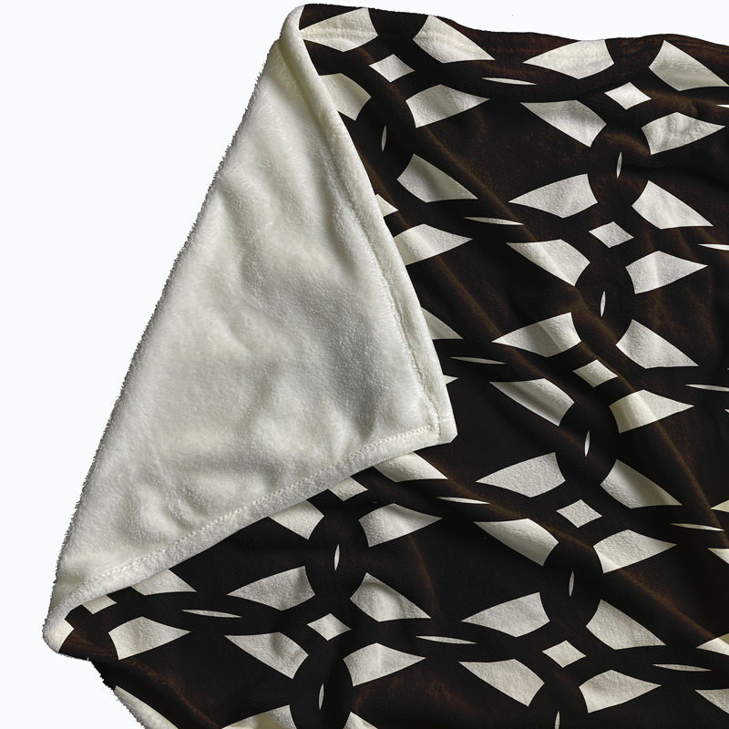 Eilish Plain Weave / Muslin Throw Blanket, Brown