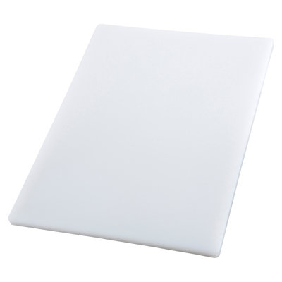 Winco Heavy-Duty Plastic Cutting Board, 18" X 24" X 1/2", Red