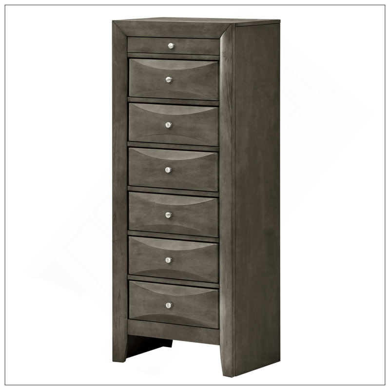 Commode à linge pour tiroir, gris