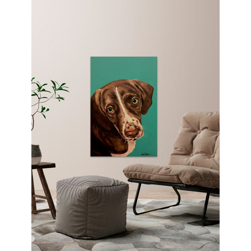 I’m Sleepy 1 Piece Wrapped Canvas Painting, 38cm H x 25cm W x 3.81cm D