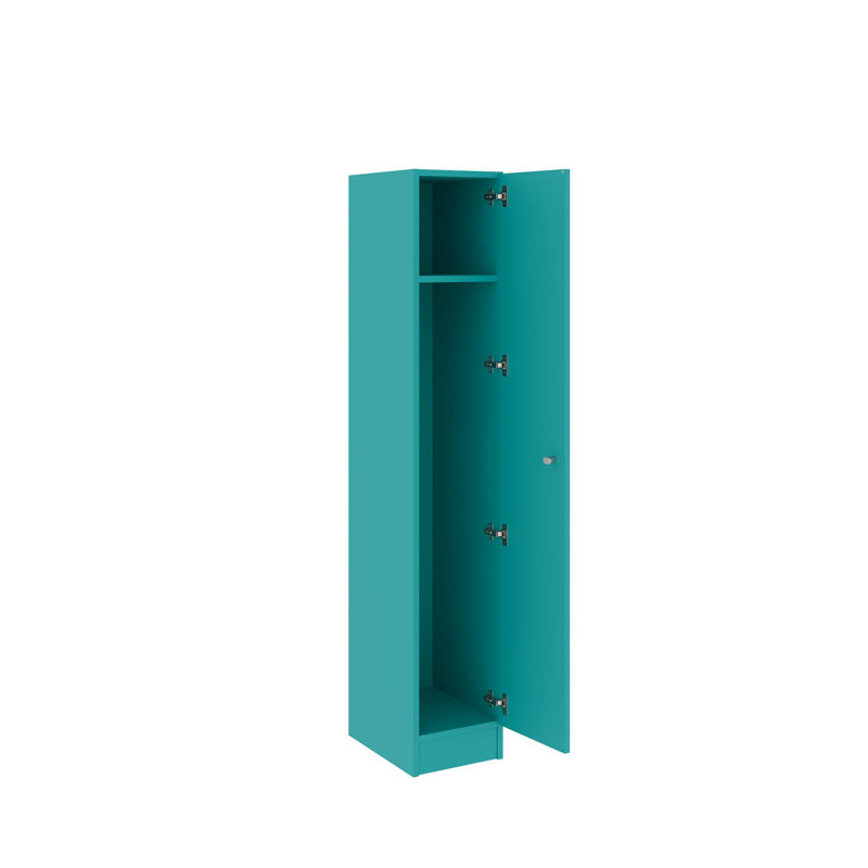 Armoire de vestibule de classe simple à un compartiment avec porte, Océan