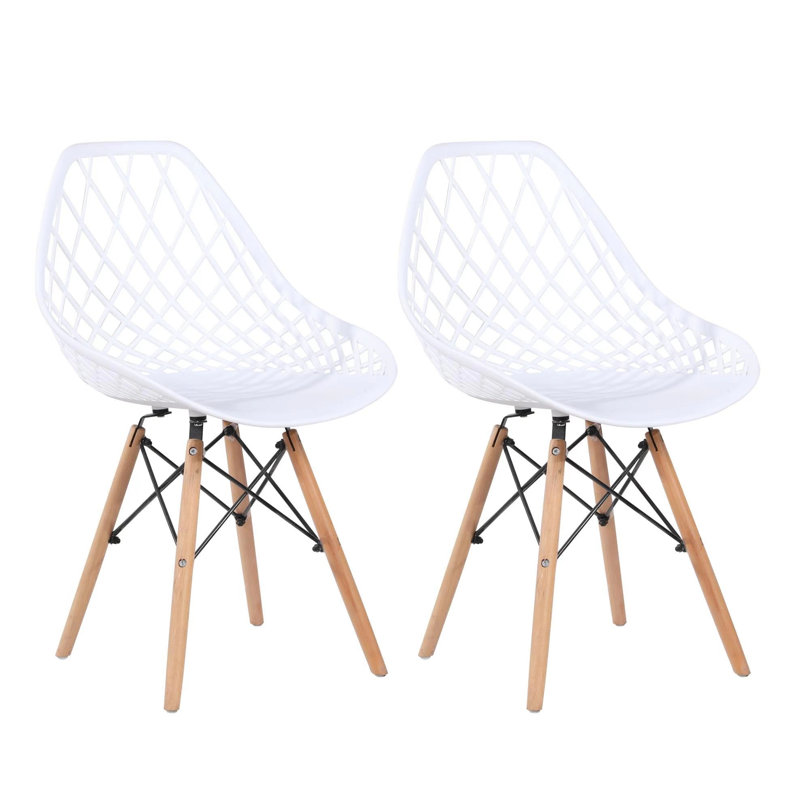 Chaise d'appoint Esi, Blanc