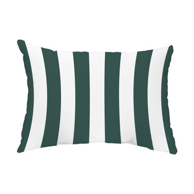 Housse et insert de coussin rectangulaire d'extérieur à rayures Rugby