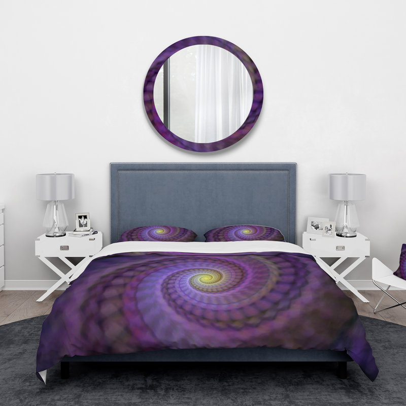 Ensemble de housse de couette Spiral, Housse de couette très grand + 2 très grandes ta