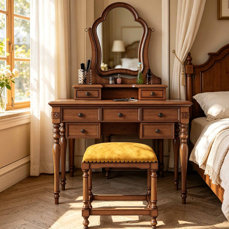 American style retro dressing table